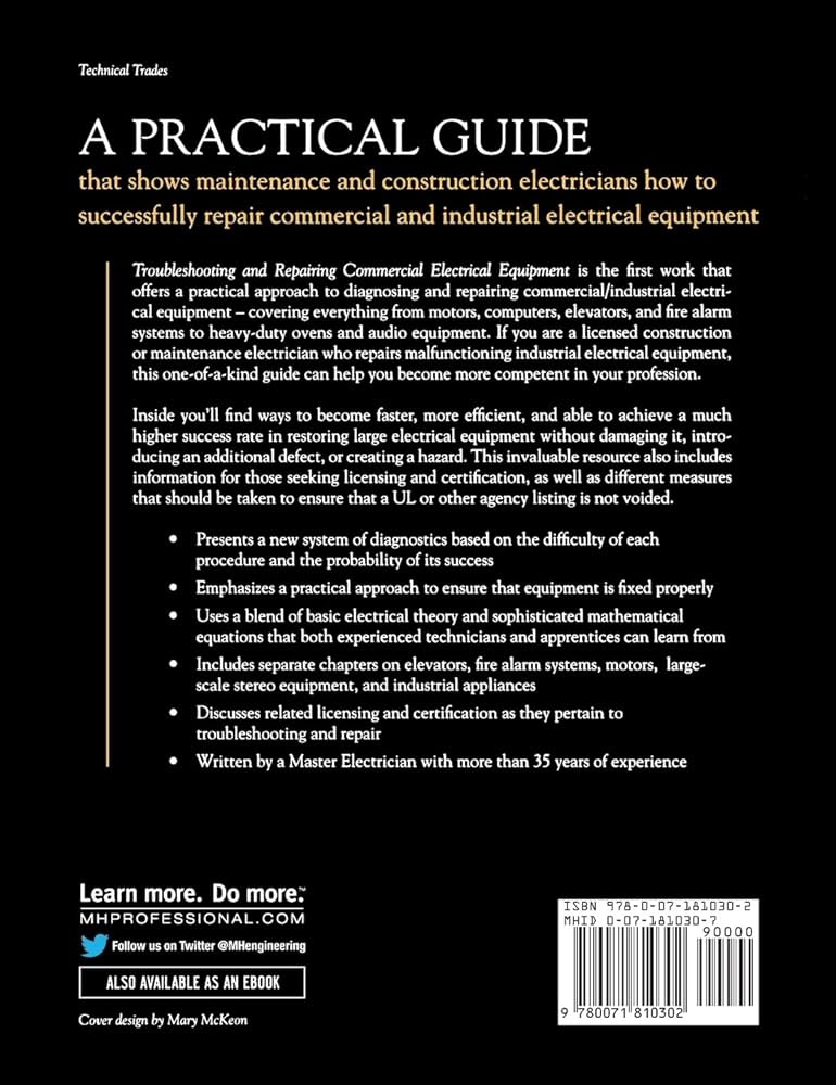 Troubleshooting and Repairing Commercial Electrical Equipment